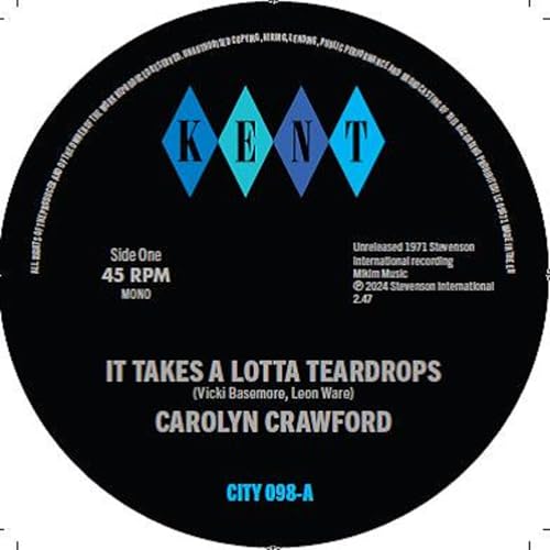 Carolyn Crawford / Hodges, James, Smith & Crawford: It Takes A Lotta Teardrops / I’m In Love [Vinyl LP] von Ace Records