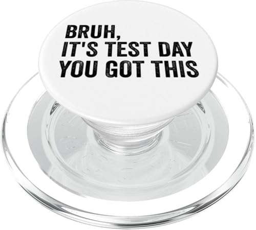 Bruh, es ist Testtag, du hast diesen Lehrer-Testtag PopSockets PopGrip für MagSafe von Ace The Test Co.