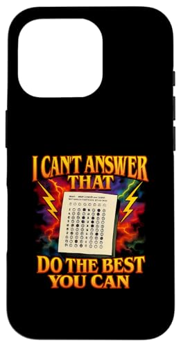 Das kann ich nicht für dich beantworten. Tu das Beste, was du kannst, am Tag Hülle für iPhone 16 Pro von Ace The Test Co.