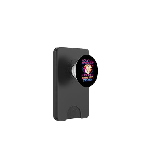 Das kann ich nicht für dich beantworten. Tu das Beste, was du kannst, am Tag PopSockets PopWallet für MagSafe Das kann ich nicht für dich beantworten. Tu das Beste, was du kannst, am Tag PopSockets PopWallet für MagSafe von Ace The Test Co.