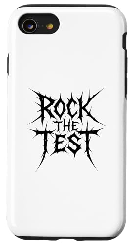 Rock The Test Lustiger Testtag Motivation Rock The Test Hülle für iPhone SE (2020) / 7 / 8 von Ace The Test Co.