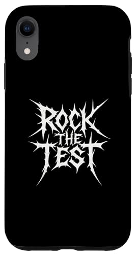 Rock The Test Lustiger Testtag Motivation Rock The Test Hülle für iPhone XR Rock The Test Lustiger Testtag Motivation Rock The Test Hülle für iPhone XR von Ace The Test Co.