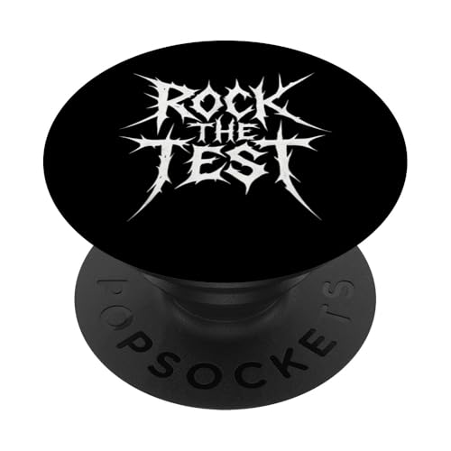 Rock The Test Lustiger Testtag Motivation Rock The Test PopSockets Klebender PopGrip Rock The Test Lustiger Testtag Motivation Rock The Test PopSockets Klebender PopGrip von Ace The Test Co.