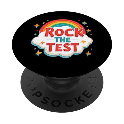 Rock The Test Lustiger Testtag Motivation Rock The Test PopSockets Klebender PopGrip Rock The Test Lustiger Testtag Motivation Rock The Test PopSockets Klebender PopGrip von Ace The Test Co.