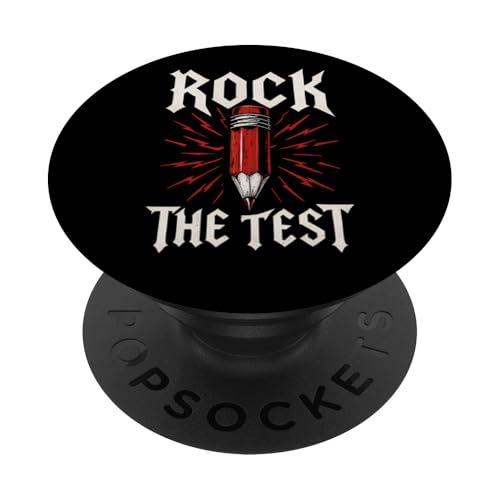 Rock The Test Lustiger Testtag Motivation Rock The Test PopSockets Klebender PopGrip Rock The Test Lustiger Testtag Motivation Rock The Test PopSockets Klebender PopGrip von Ace The Test Co.
