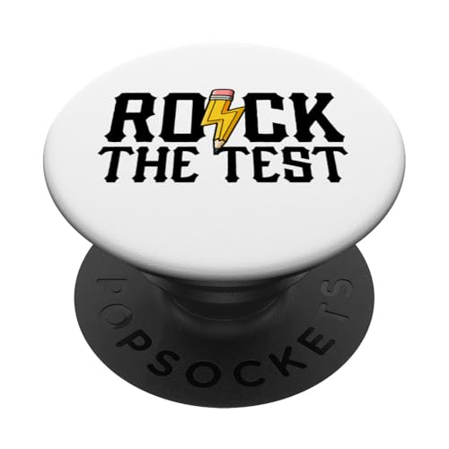 Rock The Test Lustiger Testtag Motivation Rock The Test PopSockets Klebender PopGrip Rock The Test Lustiger Testtag Motivation Rock The Test PopSockets Klebender PopGrip von Ace The Test Co.