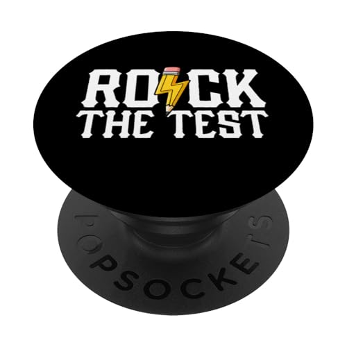 Rock The Test Lustiger Testtag Motivation Rock The Test PopSockets Klebender PopGrip Rock The Test Lustiger Testtag Motivation Rock The Test PopSockets Klebender PopGrip von Ace The Test Co.
