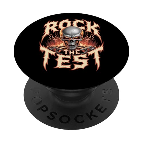 Rock The Test Lustiger Testtag Motivation Rock The Test PopSockets Klebender PopGrip Rock The Test Lustiger Testtag Motivation Rock The Test PopSockets Klebender PopGrip von Ace The Test Co.