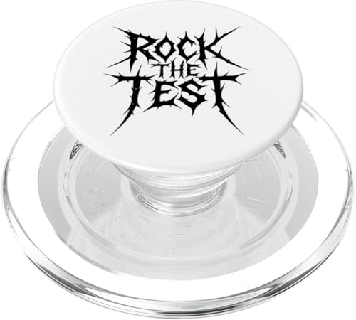 Rock The Test Lustiger Testtag Motivation Rock The Test PopSockets PopGrip für MagSafe Rock The Test Lustiger Testtag Motivation Rock The Test PopSockets PopGrip für MagSafe von Ace The Test Co.
