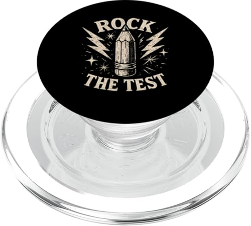 Rock The Test Lustiger Testtag Motivation Rock The Test PopSockets PopGrip für MagSafe Rock The Test Lustiger Testtag Motivation Rock The Test PopSockets PopGrip für MagSafe von Ace The Test Co.
