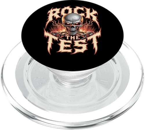 Rock The Test Lustiger Testtag Motivation Rock The Test PopSockets PopGrip für MagSafe Rock The Test Lustiger Testtag Motivation Rock The Test PopSockets PopGrip für MagSafe von Ace The Test Co.