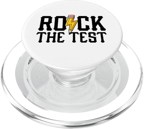 Rock The Test Lustiger Testtag Motivation Rock The Test PopSockets PopGrip für MagSafe von Ace The Test Co.