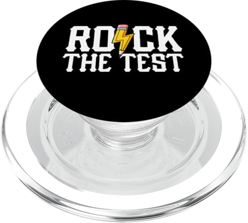Rock The Test Lustiger Testtag Motivation Rock The Test PopSockets PopGrip für MagSafe Rock The Test Lustiger Testtag Motivation Rock The Test PopSockets PopGrip für MagSafe von Ace The Test Co.