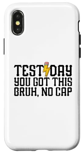 Testtag Du hast diesen Bruh No Cap Teacher Testtag Hülle für iPhone X/XS Testtag Du hast diesen Bruh No Cap Teacher Testtag Hülle für iPhone X/XS von Ace The Test Co.