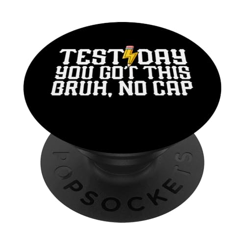 Testtag Du hast diesen Bruh No Cap Teacher Testtag PopSockets Klebender PopGrip Testtag Du hast diesen Bruh No Cap Teacher Testtag PopSockets Klebender PopGrip von Ace The Test Co.