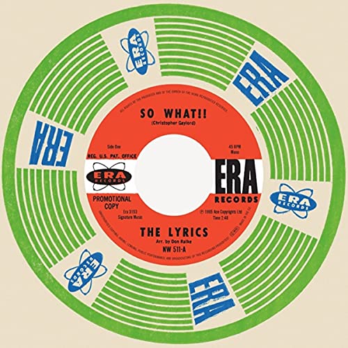 So What!!/They Can'T Hurt Me (7inch Single) [Vinyl Single] von Ace