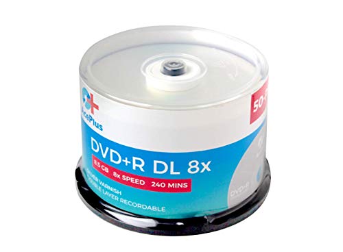 AcePlus DVD+R 8X Dual Layer Silver Shiny with Logo 50 Cake Box AcePlus DVD+R 8X Dual Layer Silver Shiny with Logo 50 Cake Box von AcePlus