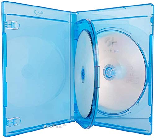 AcePlus Premium Blu-ray Triple 3-Disc-Ersatzhüllen, 12 mm dick, mit Siebdruck-Logo und transparenter Kunststoffhülle, 5 Stück AcePlus Premium Blu-ray Triple 3-Disc-Ersatzhüllen, 12 mm dick, mit Siebdruck-Logo und transparenter Kunststoffhülle, 5 Stück von AcePlus