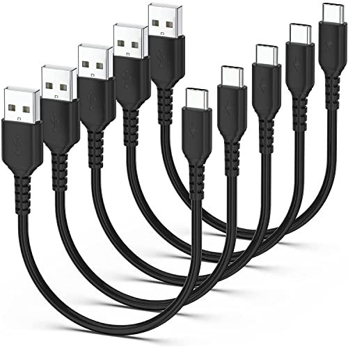 USB C Kabel Kurz 30cm[5-Stück], 3A Schnellladekabel USB A auf USB C Ladekabel Typ C Datenkabel für Samsung Galaxy S21 S20 S10 S9 S8+, Note 10/9/ 8+, Huawei P30/P20, Xperia XZ, Google, OnePlus von Acecene