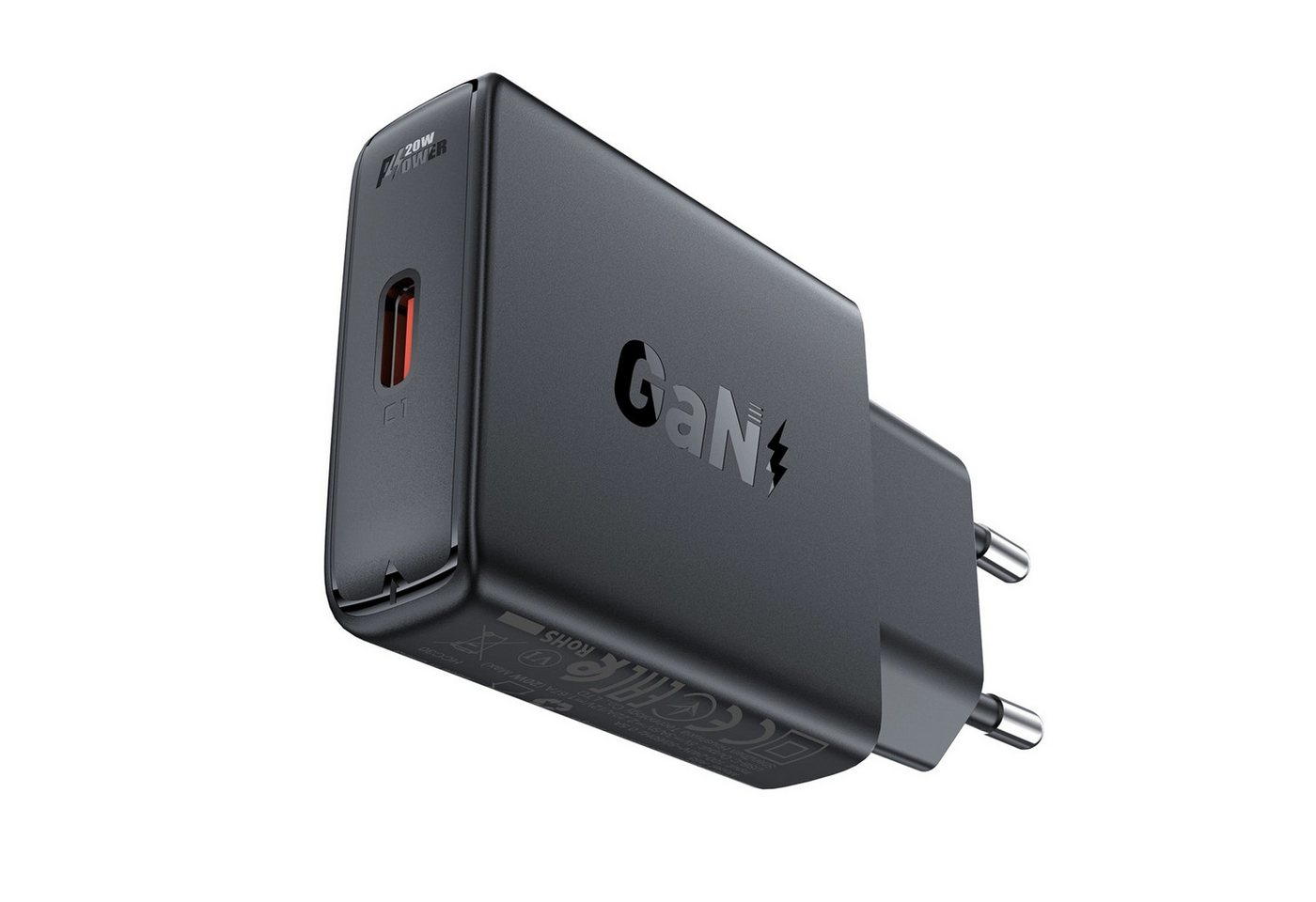 Acefast A65 Ladeadapter PD 20W GaN USB-C Wandladegerät – Schwarz Adapter Acefast A65 Ladeadapter PD 20W GaN USB-C Wandladegerät – Schwarz Adapter von Acefast