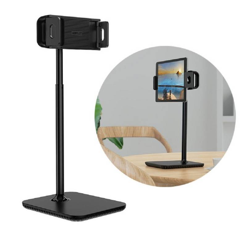 Acefast Teleskop Handy-/Tablethalterung 135-230mm breit für Schreibtisch 360° Smartphone-Halterung von Acefast