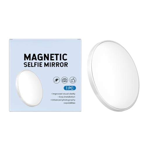 Aceirropy Magnetischer Selfie-Spiegel - Magnetischer Handy-Kamera Konvexspiegel - Weitwinkel Vielseitiges Videozubehör Für Kreative Alltagsmomente Aufnahme & Teilen von Aceirropy