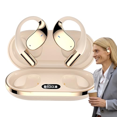 Aceirropy Translator Earbuds, 144 Sprachen AI Übersetzer Kopfhörer, Tragbare Kabellose Kopfhörer mit hoher Genauigkeit HD Stimme für Reisen Business Meetings von Aceirropy