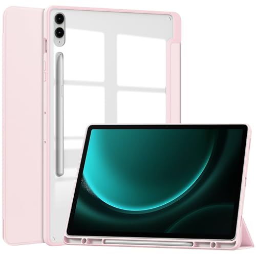 Acelive Hülle Kompatibel Samsung Galaxy Tab S9 FE Plus/S9 Plus 12.4 Zoll Tablet 2023 SM-X610/SM-X616 mit Pen Halter, Auto aufwachen/Schlaf von Acelive