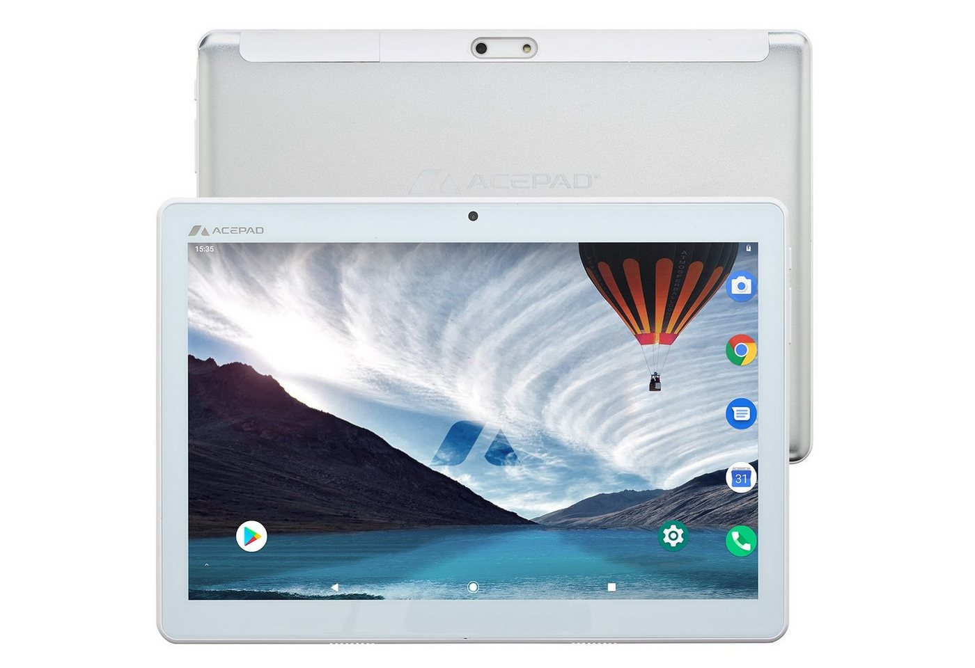 Acepad A145 v2024 Full-HD Tablet (10.1, 128 GB, Android, 4G (LTE), 6+6 GB Ram, Octa-Core, 10", Wi-Fi, FHD 1920x1200)" von Acepad