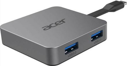 ACER 4in1 Type C Dongle 1xHDMI/2xUSB3.2/1xUSB-C (HP.DSCAB.014) von Acer