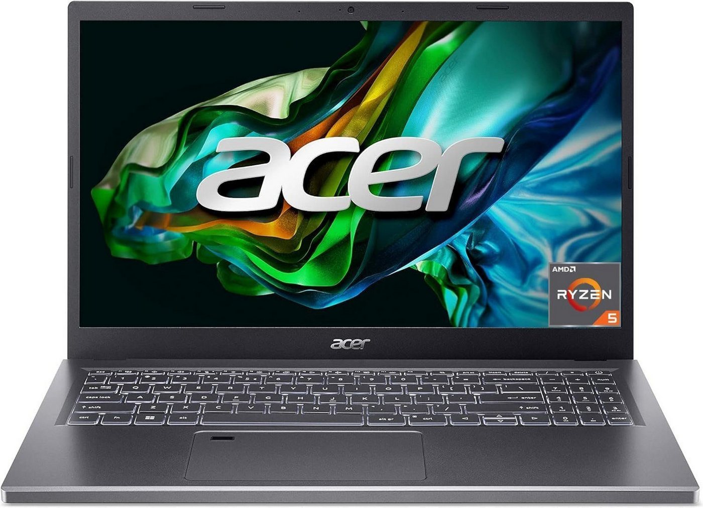 Acer 15,6 Zoll FullHD Notebook,16 GB DDR4,Windows 11 Notebook (39,62 cm/15.6 Zoll, AMD 7530U, AMD Radeon Grafik, 1000 GB SSD, Laptop, Computer, Notebook, 15 Zoll, PC, Business ACER) von Acer