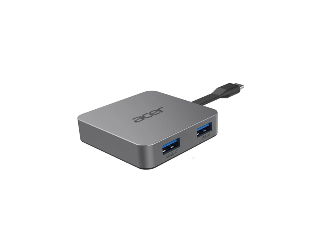 Acer 4 in1 Type C dongle: 1 x HDMI + 2 x USB3.2 + 1 x USB C von Acer