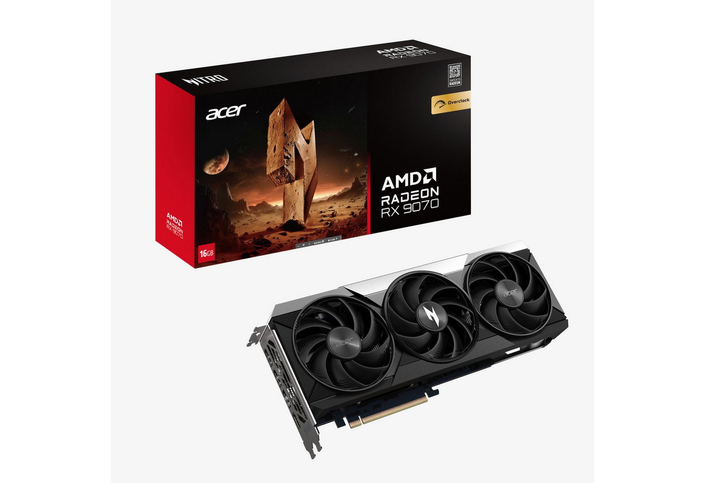 Acer Acer Nitro AMD RX 9070 16G OC Grafikkarte Acer Acer Nitro AMD RX 9070 16G OC Grafikkarte von Acer