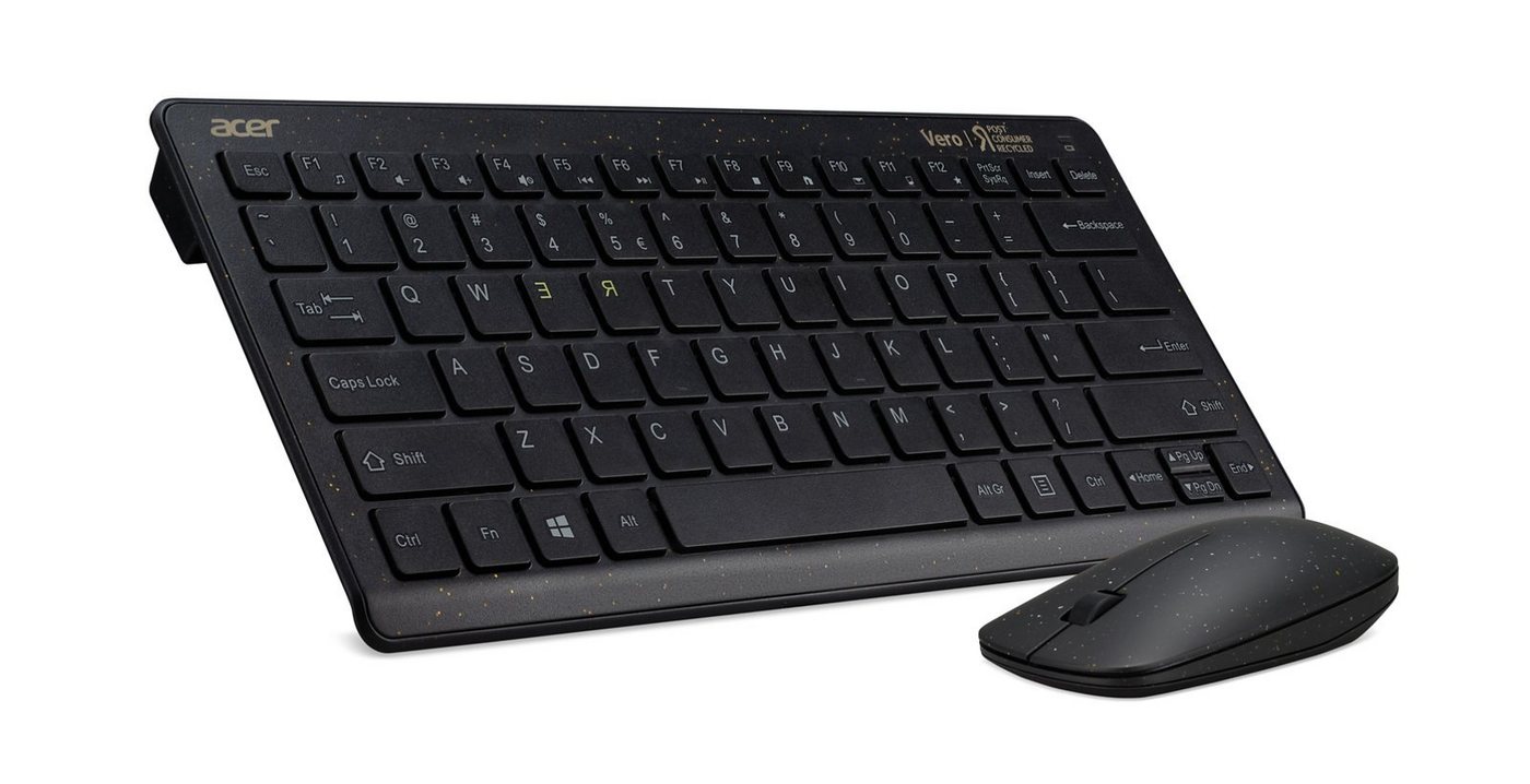 Acer Acer Vero Combo set AAK125 Funktastatur mit Maus schwarz Tastatur- und Maus-Set von Acer