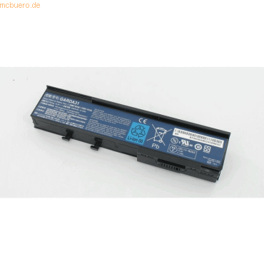 Acer Akku für Acer BT.00604.027 Li-Ion 10,8 Volt 4400 mAh schwarz von Acer