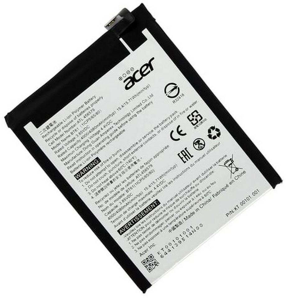Acer Akku für Acer Liquid Z6 Plus Li-Pol 3,85 Volt 4000 mAh schwarz Handy-Akku 4000 mAh (3.85 V) von Acer