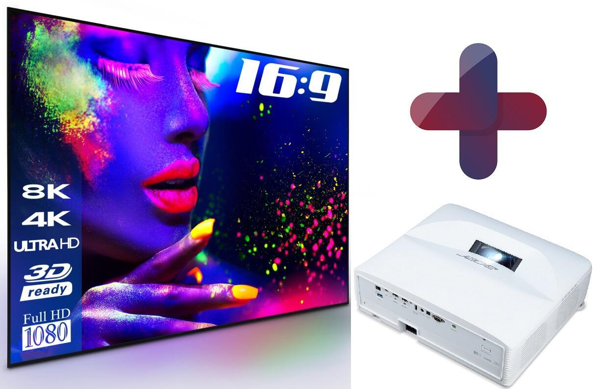 Acer ApexVision L812 Laser Ultrakurzdistanz Beamer 4000 ANSI Lumen + eSmart E... Acer ApexVision L812 Laser Ultrakurzdistanz Beamer 4000 ANSI Lumen + eSmart E... von Acer
