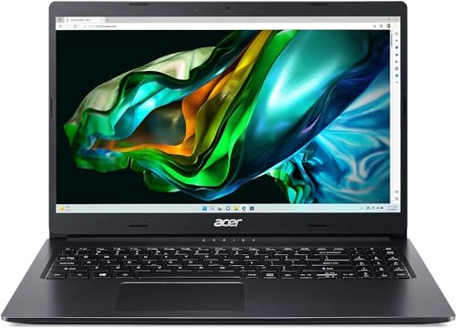 Acer Aspire 3 (A315-23-R19K) Laptop | 15, 6 FHD Display | AMD Athlon Silver 3050U | 8 GB RAM | 128 GB SSD | Radeon Graphics | Windows 11 | QWERTZ Tastatur | schwarz von Acer