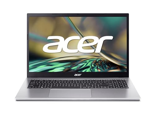 Acer Aspire 3 (A315-59-53DW) Laptop 15,6" FHD Display Intel Core i5-1235U 16 GB RAM 1 TB SSD Intel Iris Xe Grafik Windows 11 QWERTZ Tastatur Silber von acer