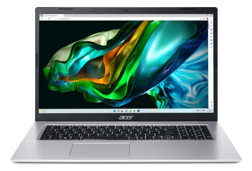 Acer Aspire 3 (A317-53-36VX) Laptop | 17, 3 FHD Display | Intel Core i3-1115G4 | 8 GB RAM | 512 GB SSD | Intel UHD Graphics | Windows 11 | QWERTZ Tastatur | silber von Acer