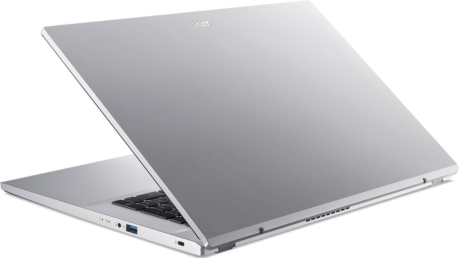 Acer Aspire 3 A317-54 - Intel Core i7 1255U / 1.7 GHz - Win 11 Home - Iris Xe Graphics - 16 GB RAM - 1.024 TB SSD - 43.9 cm (17.3) IPS 1920 x 1080 (Full HD) - Wi-Fi 5 - Reines Silber - kbd: Deutsch (NX.K9YEG.00C) von Acer