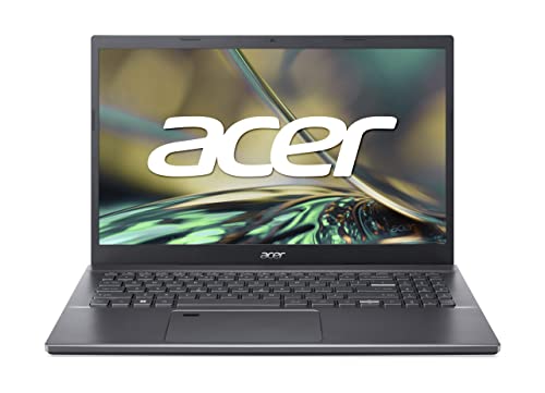 Acer Aspire 5 (A515-57G-53N8) Laptop | 15, 6 FHD Display | Intel Core i5-1240P | 16 GB RAM | 512 GB SSD | NVIDIA Geforce RTX 2050 | Windows 11 | QWERTZ Tastatur | grau von Acer