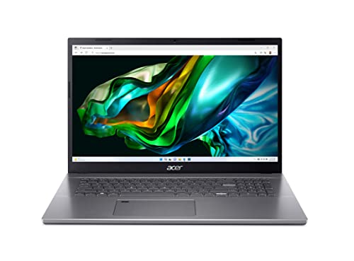 Acer Aspire 5 (A517-53-79JY) Laptop | 17,3" FHD Display | Intel Core i7-12650H | 16 GB RAM | 1 TB SSD | Intel UHD Grafik | Windows 11 | QWERTZ Tastatur | grau von Acer