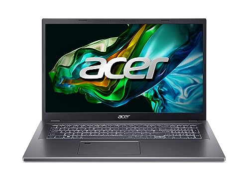 Acer Aspire 5 (A517-58M-344H) Laptop | 17,3" FHD Display | Intel Core i3-1315U | 8 GB RAM | 512 GB SSD | Intel UHD Grafik | Windows 11 | QWERTZ Tastatur | grau von Acer
