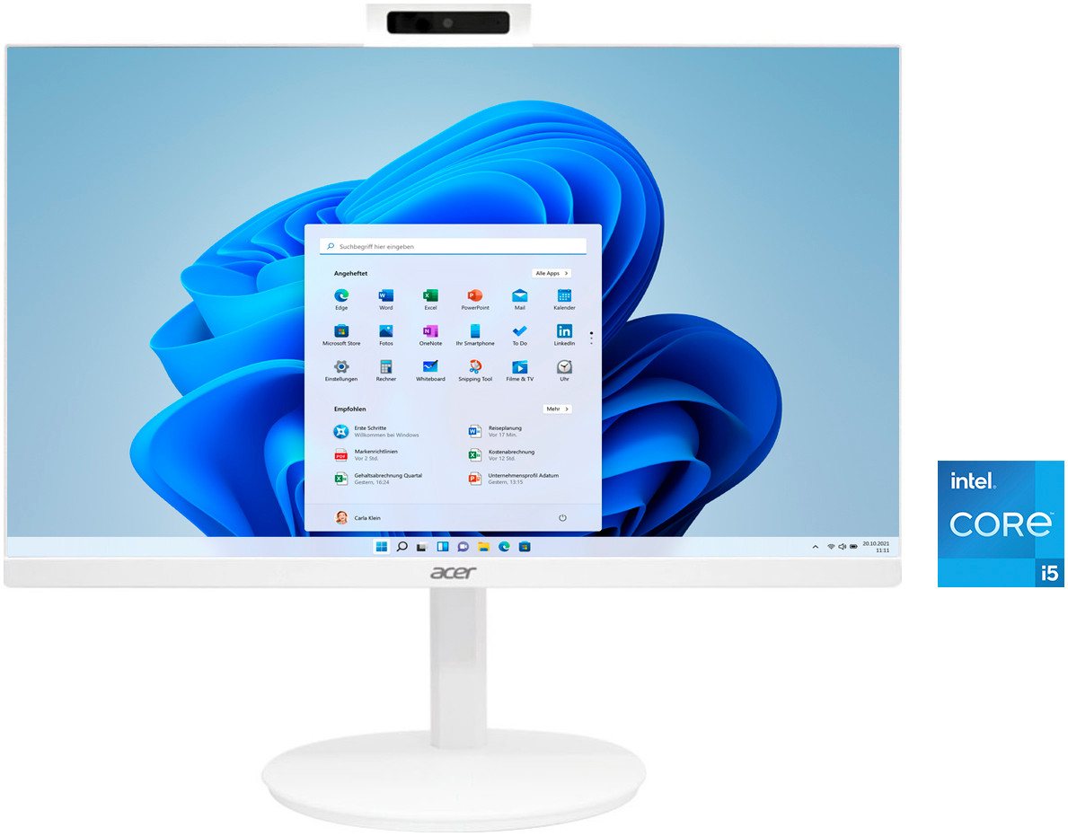 Acer Aspire C27-1 All-in-One PC (27 Zoll, Intel® Core i5 1334U, 16 GB RAM, 512 GB SSD) von Acer