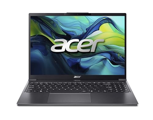Acer Aspire Go 15 (AG15-51P-77NH) Laptop | 15,3" WUXGA IPS Display | Intel Core i7-1355U | 16 GB RAM | 512 GB SSD | Intel Iris Xe Grafik | Windows 11 | QWERTZ Tastatur | grau von acer