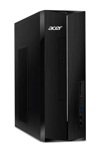 Acer Aspire TC-1760 Desktop-PC (Intel Core i5-12400, 8 GB RAM, 512 GB SSD, NVIDIA GeForce GTX 1650, 4,40 GHz, Free DOS, Ethernet, WLAN, HDMI) – Desktop-PC, Schwarz von Acer