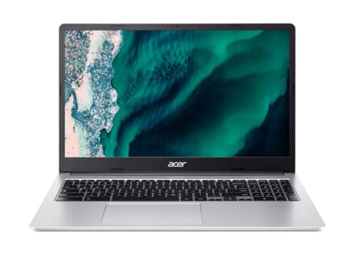 Acer Chromebook 315 (CB315-4H-C5LT) Laptop | 15,6" FHD Display | Intel Celeron N4500 | 8 GB RAM | 128 GB eMMC | Intel UHD Graphics | Google ChromeOS | Silber von Acer