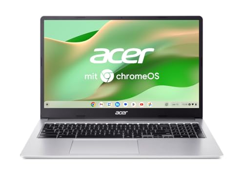 Acer Chromebook 315 (CB315-4H-C6V3) Laptop | 15,6" FHD Display | Intel Celeron N4500 | 8 GB RAM | 128 GB eMMC | Intel UHD Graphics | Google ChromeOS | Silber von acer