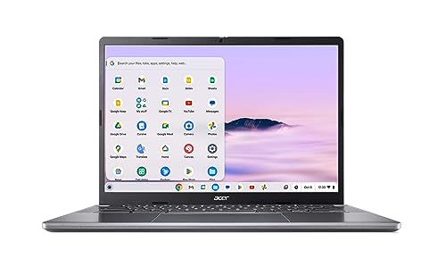 Acer Chromebook 514 (CB514-3HT-R2QQ) Laptop, 14" WUXGA Display, AMD Ryzen 3 7320C, 8 GB RAM, 256 GB SSD, AMD Radeon 610M, ChromeOS Core, grau, Chromebook Plus von Acer